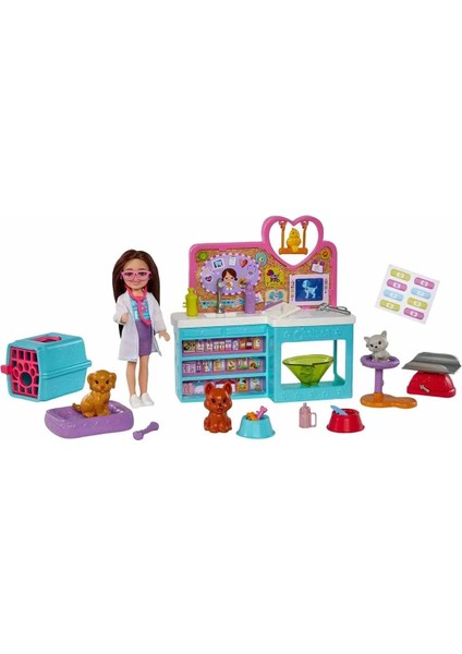 Barbie Chelsea Meslekleri Öğreniyor Veteriner Oyun Seti HGT12 fiyatları