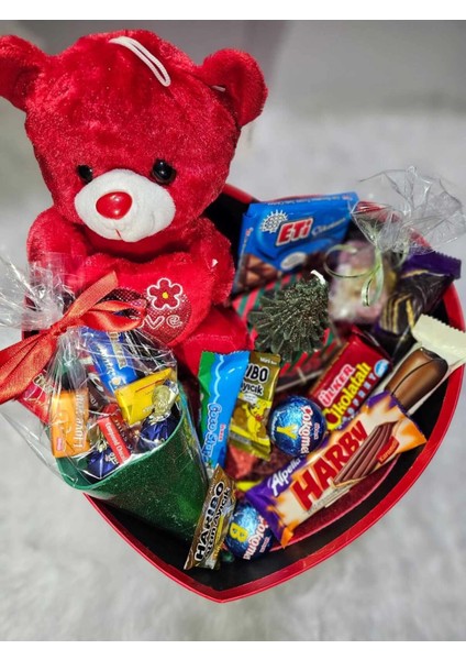 Sevimli Ayıcık ve Çikolata Hediye Kutusu