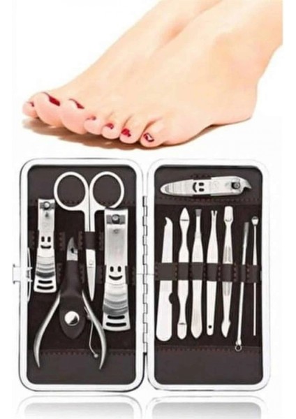 Ieg 12 Parça El Ayak Temizleme Pense Kir Temizleme Aparatı Kaş Cımbızı