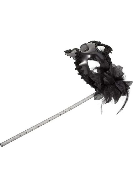 Siyah Işıltılı Tutmalı Fotoğraf Çekimi Maskesi fırsatları