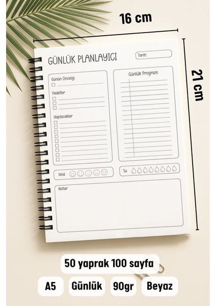 Günlük Planlayıcı A5 Defter, Notlar, Yapılacaklar, Esnek Karton Kapaklı, 100 Günlük, Arılı modelleri