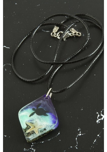 Ieg Kaplumbağa Epoksi Kolye