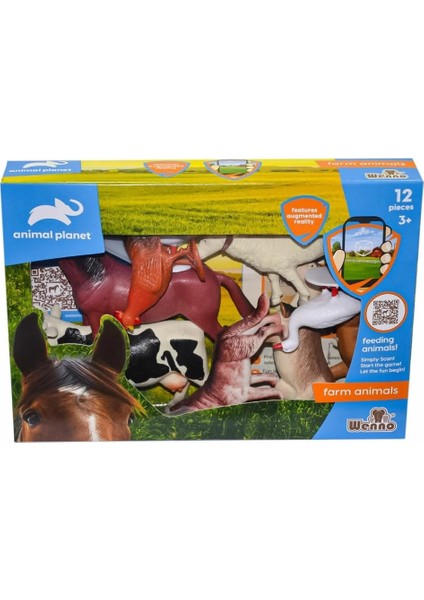 Bfs SH-D5904 Kutulu 12 Parça Çiftlik Hayvanları - Vardem Oyuncak