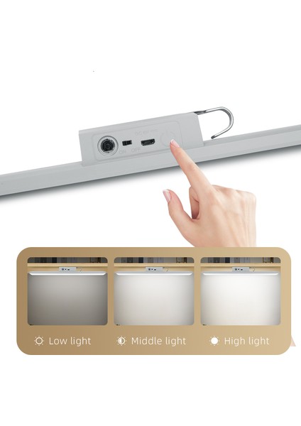 Kumandalı - Zaman - Işık Gücü Ayarlı Metal Askılı - USB Şarjlı Lamba Fener 20SMD LED (4940) modelleri