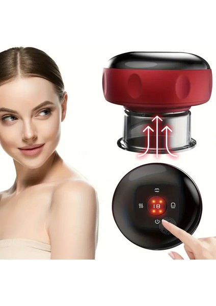 Vakumlu Masaj Aleti Elektrikli Portatif Hacamat Makinesi