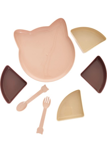 Buddy Mama Tabağı - 7 Parça Pembe-Mor-Beyaz (5 Adet) modelleri