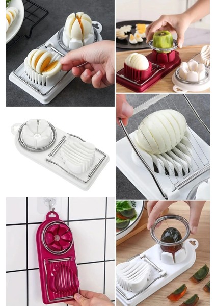 Çok Fonksiyonlu Eşit Yumurta ,meyve Dilimleyici Kesici Aparat