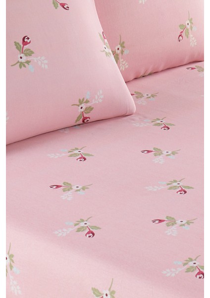 Pembe Alanur Tek Kişilik Pes Lastikli Çarşaf Seti modelleri