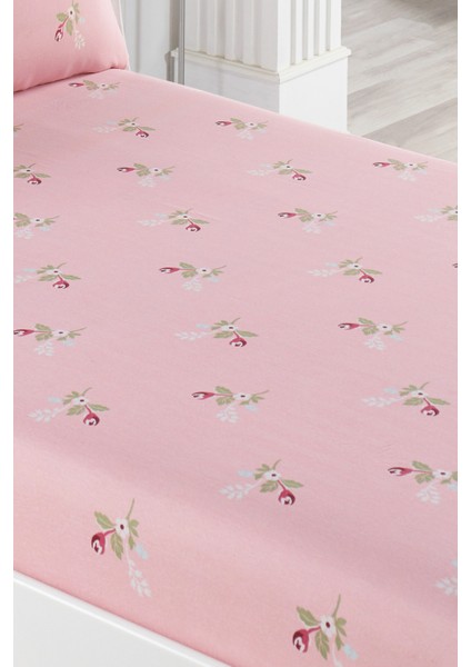 Pembe Alanur Tek Kişilik Pes Lastikli Çarşaf Seti indirimleri