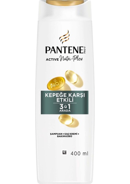Kepeğe Krşı Etkili 3+1 400 ml Şampuan (3 Adet) fiyatları