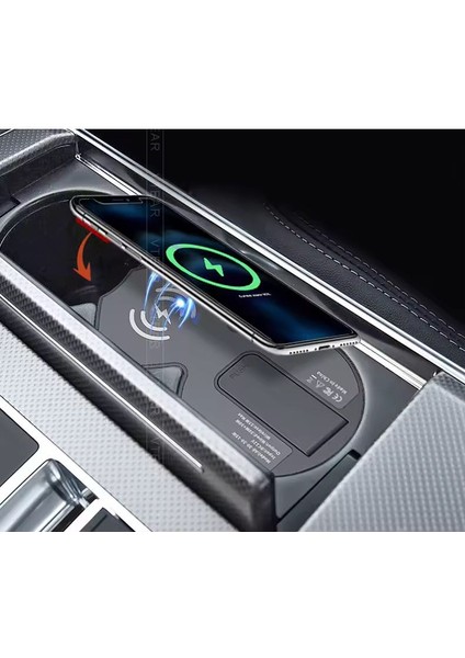 Audi A6 C8 A7 S6 Kablosuz Hızlı Şarj Type-C Çoklu Adaptör indirimleri