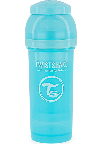 Anti-Kolik Biberon 2+M 260ML Mavi (5 Adet)