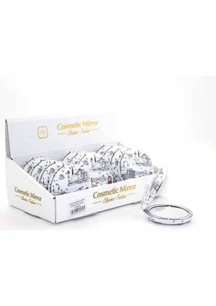 Taşlı Istanbul Tasarımı El Aynası Kalın ALK2494