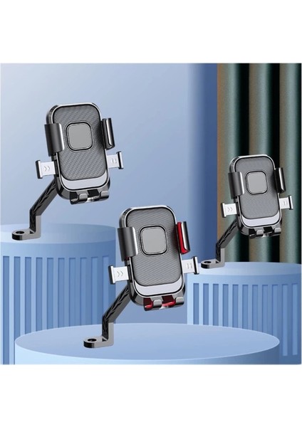 360° Dikiz Aynası Bisiklet Motosiklet Telefon Tutucu indirimleri