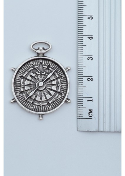 2'li Yelkenli Gemi - Gemici Pusula Gümüş Kaplama Kolye Seti fırsatları