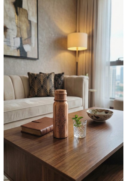 Kızıl Nakış Bakır Matara 500 ml fırsatları