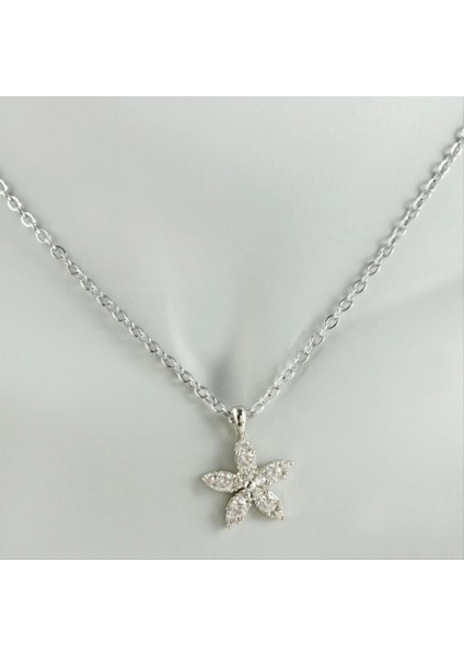 Ieg Papatya Zirkon Taşlı Trend Kolye