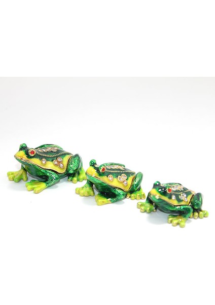 Taşlı 3'lü Kurbağa Seti