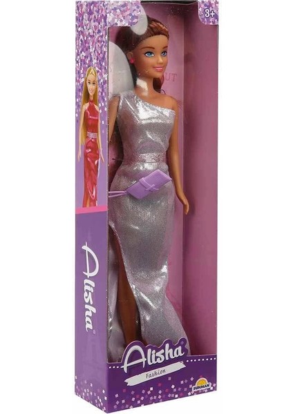 3394 Sun-Rst-Sıs-Minik Alisha Gece Elbiseli Bebek Set 2ASORTILI - Sunman modelleri