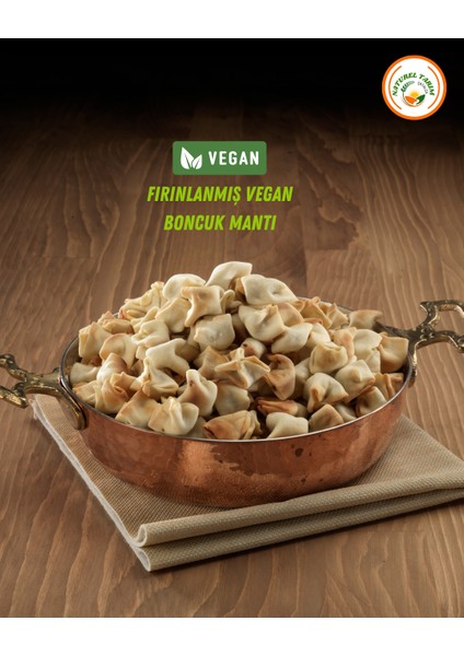 Fırınlanmış Vegan Boncuk Mantı 500 gr x 2 Adet indirimleri
