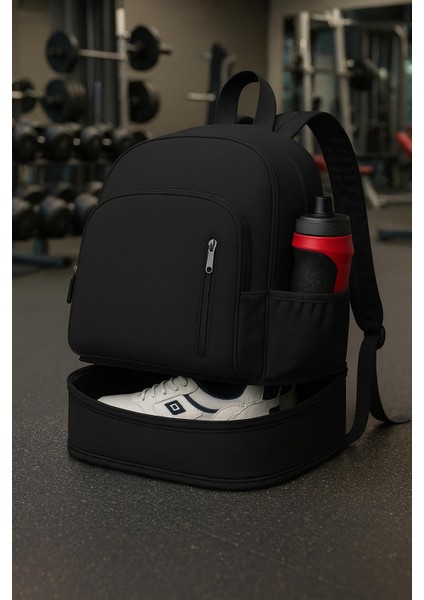 Spor Sırt Çantası - Ayakkabı Bölmeli , Tablet, Telefon Bölmeli , Su Geçirmez Sırt Çantası