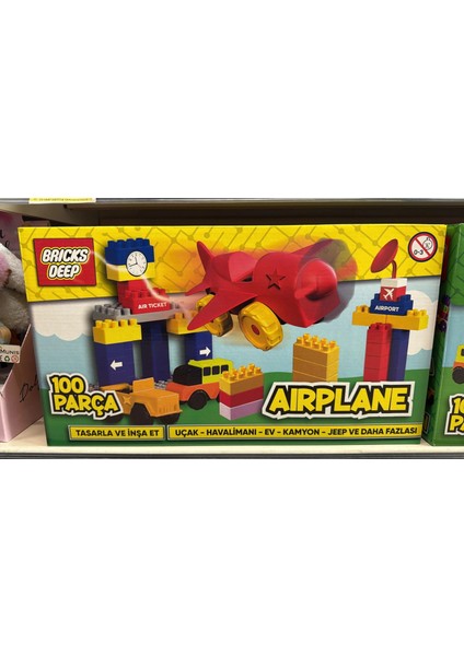 Brick Deep LEGO 100 Parça Airplane