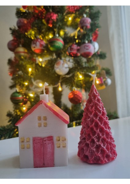 Yılbaşı Mum 2li Hediyelik modelleri