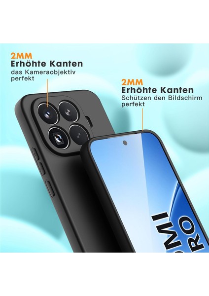 Xiaomi Mi 15T Pro Kılıf Kamera Korumalı Yumuşak Renkli Mat Kadife Silikon + 9h Ekran Koruyucu Cam 2in1 Set modelleri