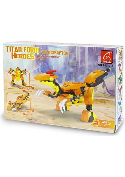 Ausini Titan Form Heroes-4 Velaciraptor 106 Parça fiyatları