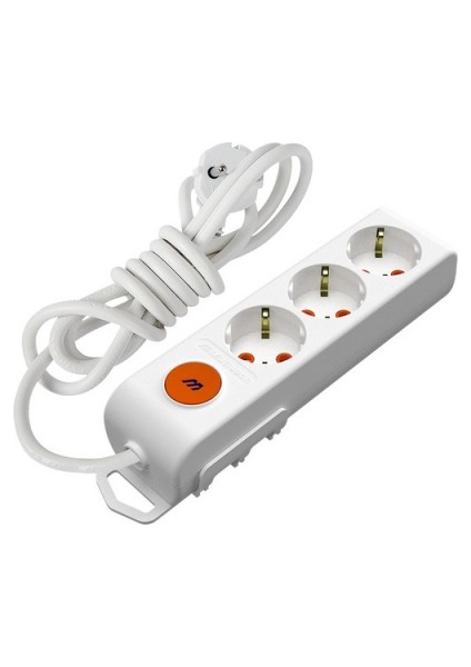 3lü Anahtarlı 5mt.uzatma Kablo Grup Priz (5224)