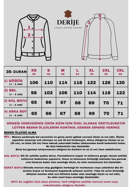 Duran Hakiki Deri Erkek Kestane Mont fırsatları