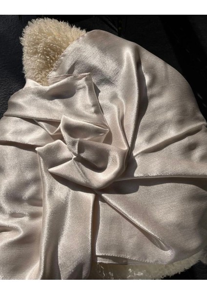 Kadın Taş Rengi Janjan Şal