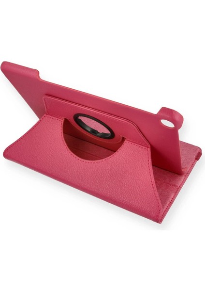 Huawei Matepad T10S 10.1 Kılıf 360 Tablet Deri Kılıf - Pembe