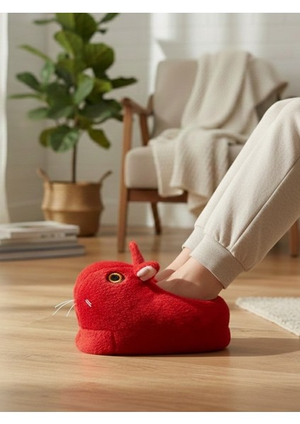 Yüksek Kalite Yumuşak Kaymaz Taban Sevimli Hayvanlar Peluş Ev Pandufu Ev Botu fiyatları