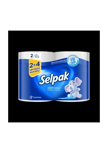 Kağıt Havlu Dev Rulo 2=4 3 Adet