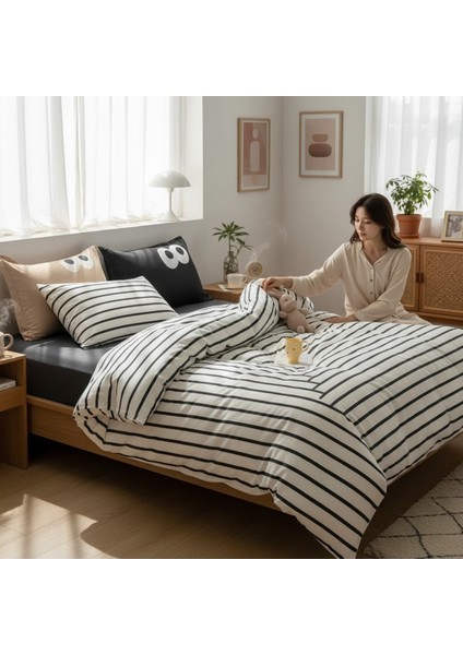 Nevresim Takımı Tek Kişilik Funny Kahve Kolay Ütülenir fırsatları