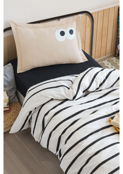 Nevresim Takımı Tek Kişilik Funny Kahve Kolay Ütülenir indirimleri