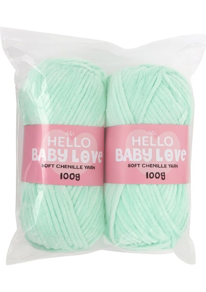 2'li Hello Baby Love Kadife Iplik