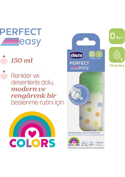 Perfect Easy Biberon Pp 150 ml Yavaş Akış Unisex (2 Adet) fiyatları