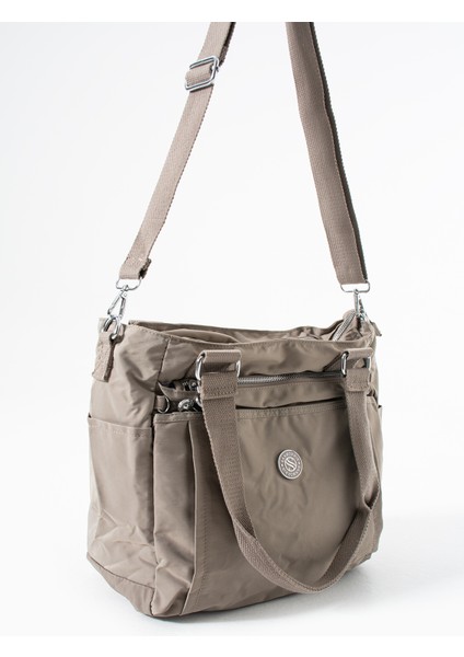 Su Geçirmez Paraşüt Kumaş Çapraz ve Omuz Askılı Kadın Çanta