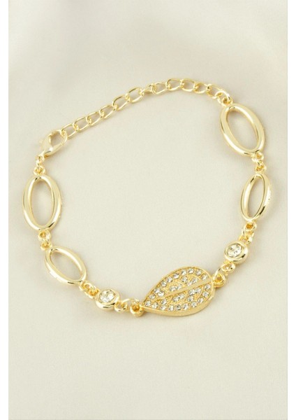 Yaprak Taşlı Trend Bileklik