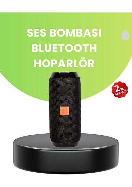 Bfs Taşınabilir Kablosuz Hoparlör 2 Woofer 2 Tweeter 12 Saat Oynatma