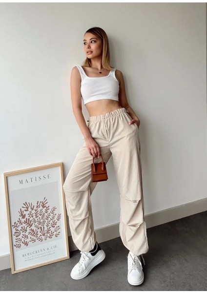Paraşüt Pantolon Bej fiyatları