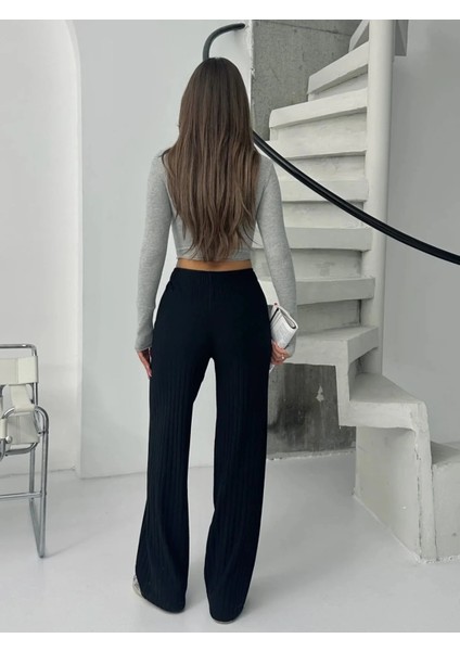 Fitilli Şardonlu Pantolon Siyah A4058 fiyatları