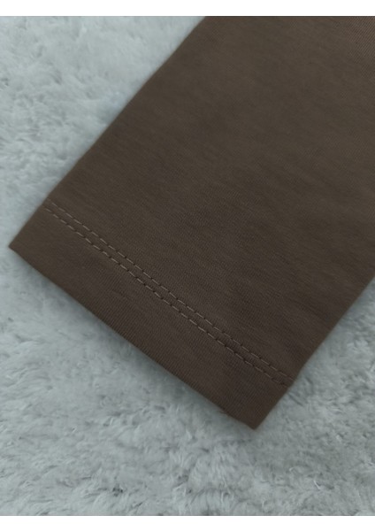 Sevimli Panda Baskılı Pamuklu Unısex Uzun Kollu Tişört (Sweatshirt)