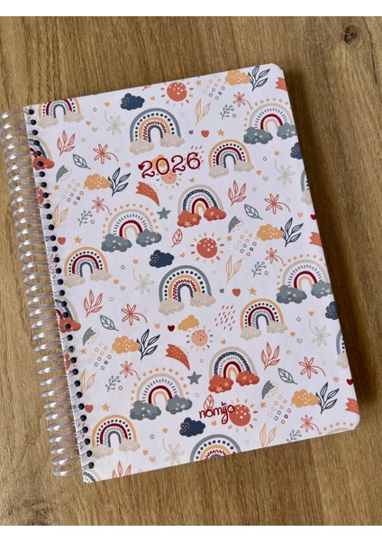 2026 Ajanda A5 Boyut Desenli