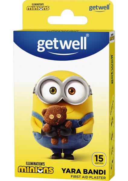 Minions Teddy Bear Yara Bandı 15 Adet 4 Adet