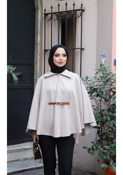 Kemerli Kaşe Pelerin fırsatları