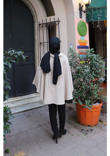 Kemerli Kaşe Pelerin indirimleri