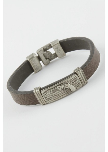 Ieg Silah Suni Deri Bileklik